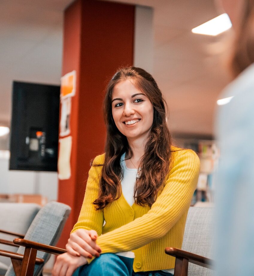 student in leercentrum Sint-Niklaas