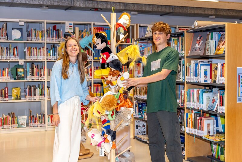 studenten in de collectie onderwijs van Aalst